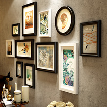 Living room photo wall decoration hole-free dining room corridor Creative photo wall Album background wall Photo frame hanging wall European style