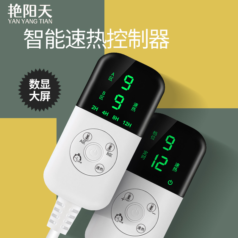 Electric Blanket Parts, Electric Heating Pad Dedicated Switch, Dual-Control Smart Control, Electric Mattress Power Accessories, Household Thermostat Electric Blanket Parts, Electric Heating Pad Dedicated Switch, Dual-Control Smart Control, Electric Mattress Power Accessories, Household Thermostat