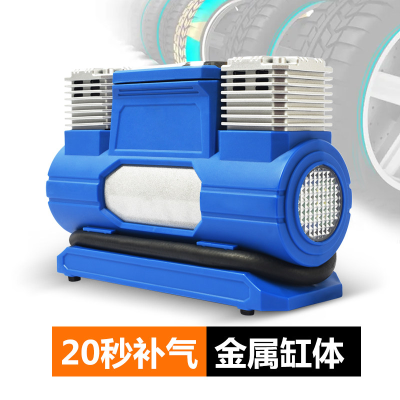 Car inflatable pump 12v high power high pressure small car tire pump car portable air - gas tube