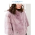 Keletier Kesi thương hiệu hồng nữ tính khí chồn áo lông chồn lông lông mới 2020 - Faux Fur