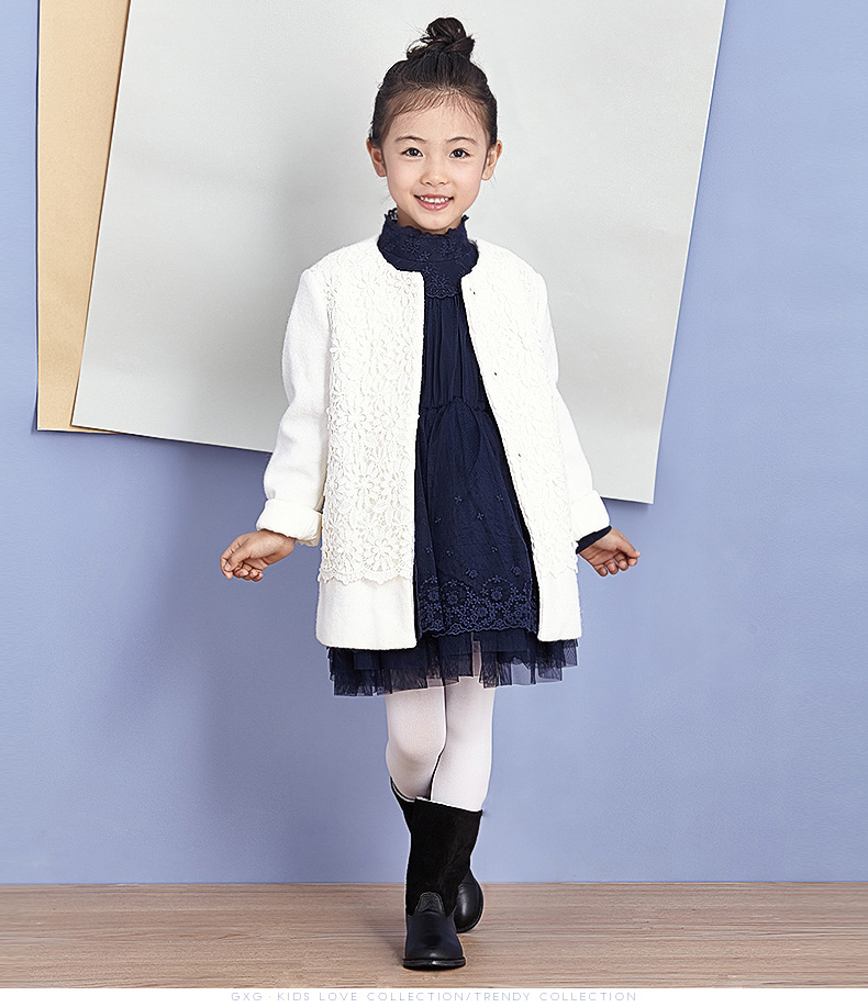 Manteau pour fille GXG KIDS en laine - Ref 2162139 Image 11