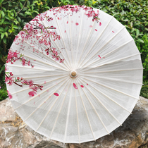 Classical oil paper umbrella female antique rain sunscreen practical retro traditional Hanfu dance performance pure handmade costume umbrella