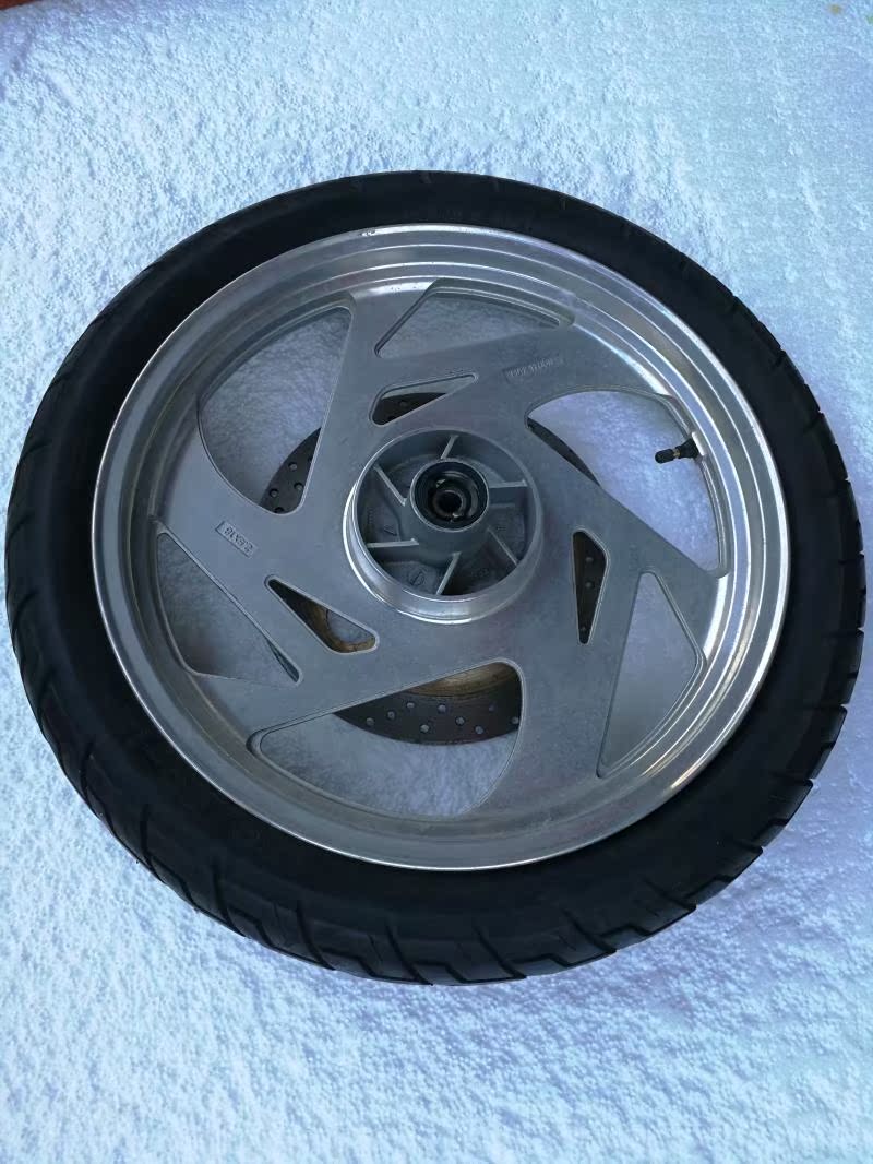 Bánh trước xe máy CF250T-5J Hurricane V3 V5 V9 vành thép phía trước CF250T-3A bánh trước phụ tùng nguyên bản - Vành xe máy vành xe