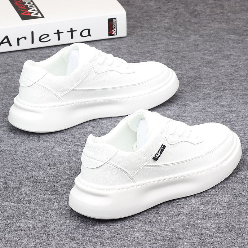 Hong Kong Tongan Supreme Little white shoes men's shoes thick bottom heightening sneaker men casual board shoes
