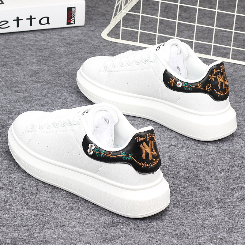 Hong Kong counters with the same Supreme white shoes men's shoes women's shoes casual thick bottom heightening couple shoes