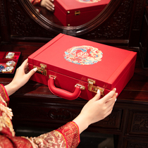 Engagement gift box Gift money box Engagement gift box Wedding supplies gift box 600000-300000 yuan high-grade gift box