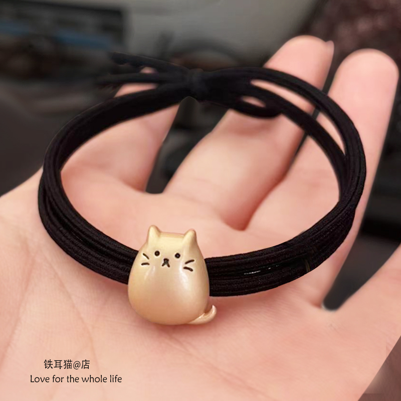 Kitten-Themed Hair Ties for Couples, Small Leather Straps for Tying Hair, Wristbands for Boyfriend, Dual-Use Hair and Wrist Straps Kitten-Themed Hair Ties for Couples, Small Leather Straps for Tying Hair, Wristbands for Boyfriend, Dual-Use Hair and Wrist Straps