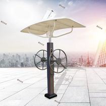 Intelligent second-generation fitness equipment path voice broadcast New outdoor community high-end kneading pusher back massager