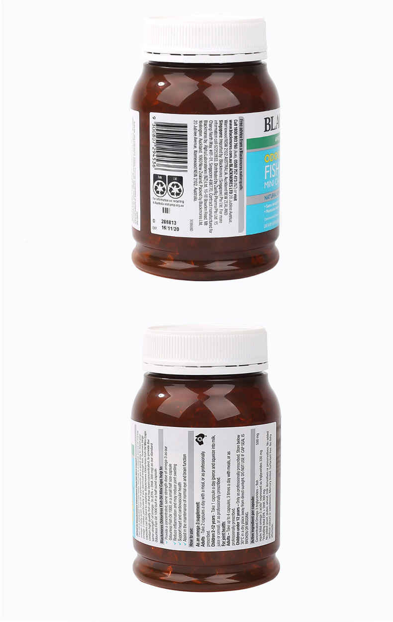Blackmores Deep Sea Fish Oil Viên nang mềm 400 viên nang Người lớn tuổi không có tuổi - Thức ăn bổ sung dinh dưỡng thực phẩm chức năng xương khớp