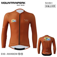 Радужный кофейный лонгслив