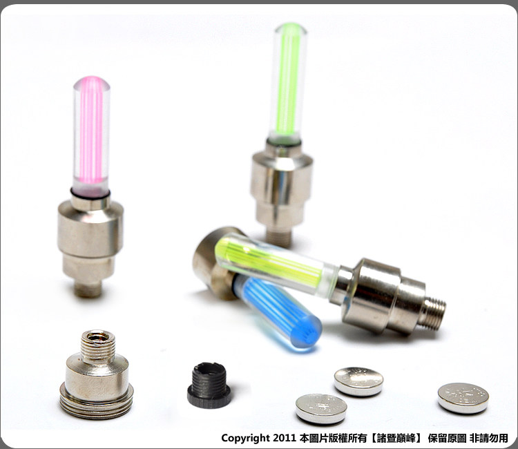 Eclairage pour vélo MOUNTAINPEAK - feux de Valve - Ref 2398239 Image 3