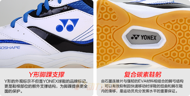 Chaussures de Badminton uniGenre YONEX DL SHB-49C - Ref 846898 Image 51