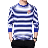 Ретро лонгслив, футболка, приятное телу термобелье подходит для мужчин и женщин, круглый воротник, ностальгия