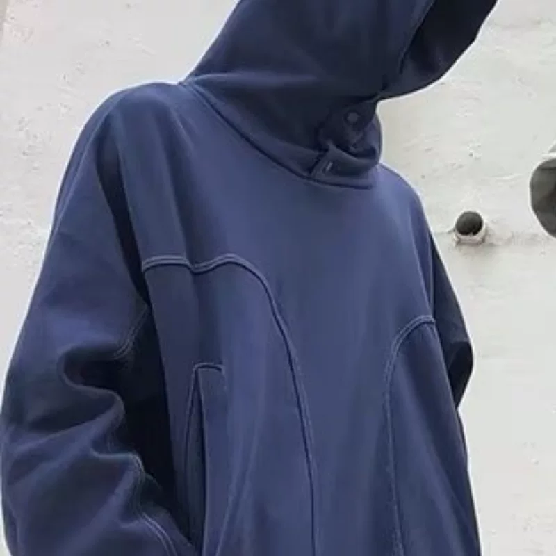 Худи демисезонное oversize унисекс, полуплотная куртка — размеры M–2XL, светло‑серый/чёрный/синий
