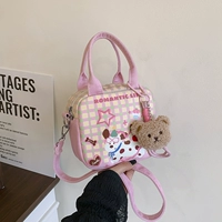 Розовая подвеска, с медвежатами