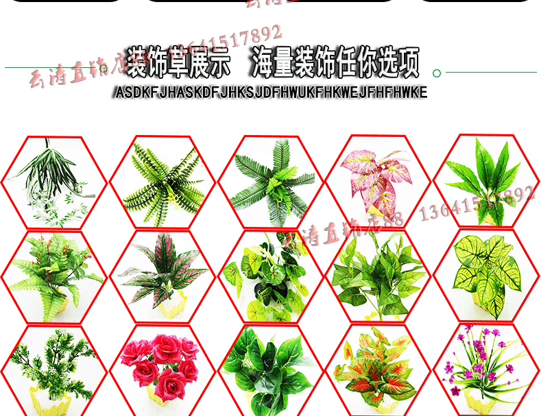 Mô phỏng thảm cỏ nhựa tường cây xanh tường cây cỏ nhân tạo hoa tường giả cỏ với vườn hoa tường cỏ - Hoa nhân tạo / Cây / Trái cây hoa ly giả