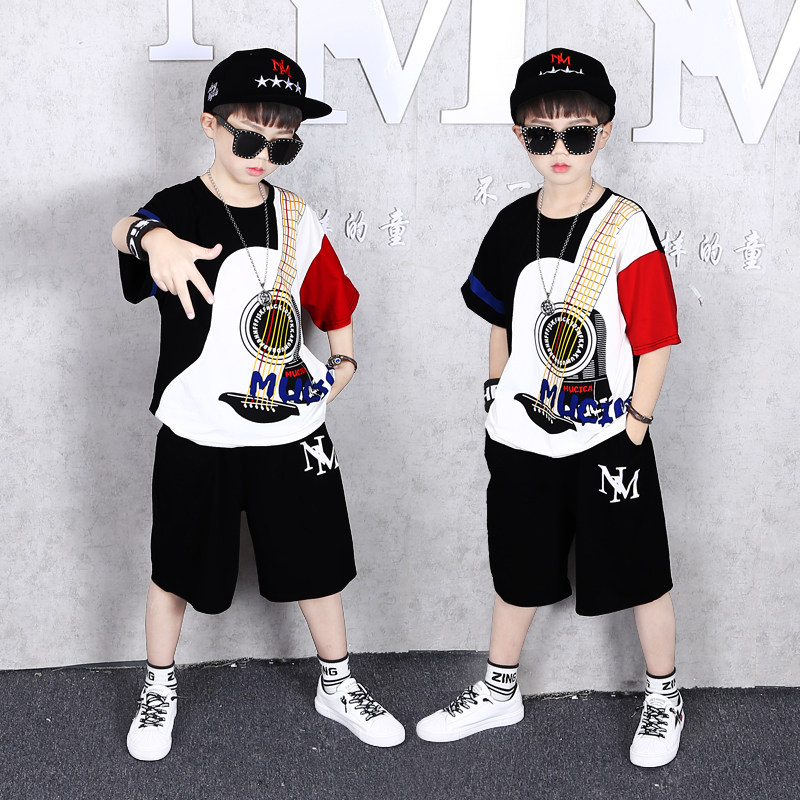 Children's Day Children's Day Performance Costumes Kindergarten Primary School Students Handsome Dance Costumes Boys Hip Hop Hip-Hop Suits Trendy