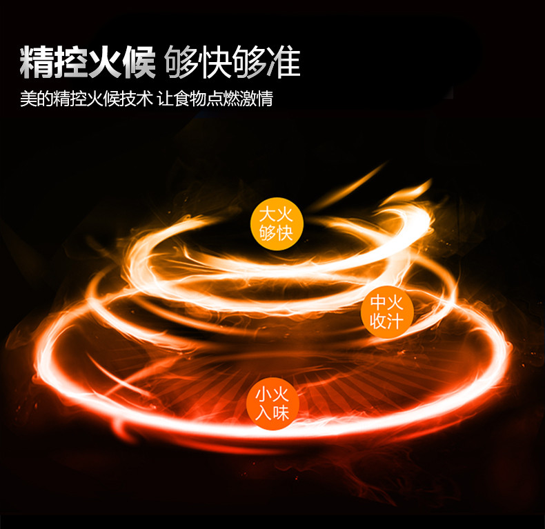 Midea / Midea M1-211A hộ gia đình mini lò vi sóng kéo tay cơ khí đa chức năng nhà chính hãng - Lò vi sóng noi nuong