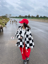 Girl Autumn Winter Coat 2021 New Children Foreign Gas Plus Suede Blouse Large Child Loose Thickened Korean Version Fur Coat