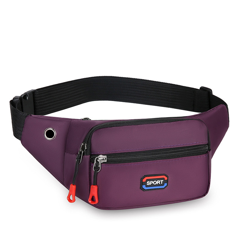 Japanese and Korean multi-function thickened wear-resistant work sports waterproof cashier bag for women outdoor waist bag for men and women running mobile phone bag
