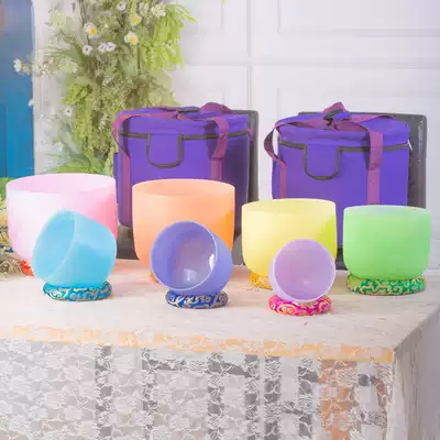 Percussion instrument bowl hazy series CDEFGAB tuning bowl gift bat crystal singing bowl