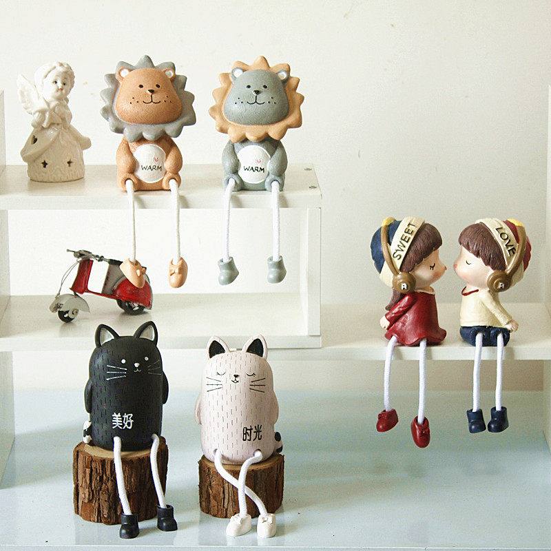 Wall rack decoration small ornaments station decoration decoration coffee table office home decoration high-end surface