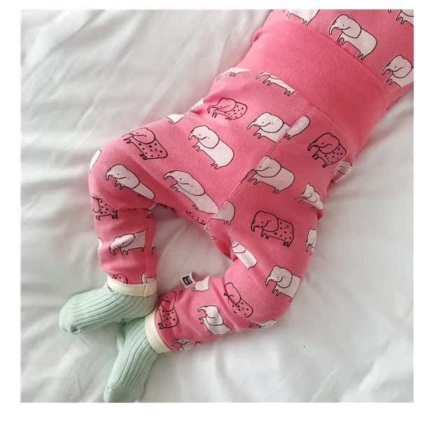 Bộ đồ lót cotton cho bé mùa xuân và mùa thu cộng với quần nhung mùa thu 6-12 tháng cho nam và nữ Đồ ngủ cho bé áo cho bé gái