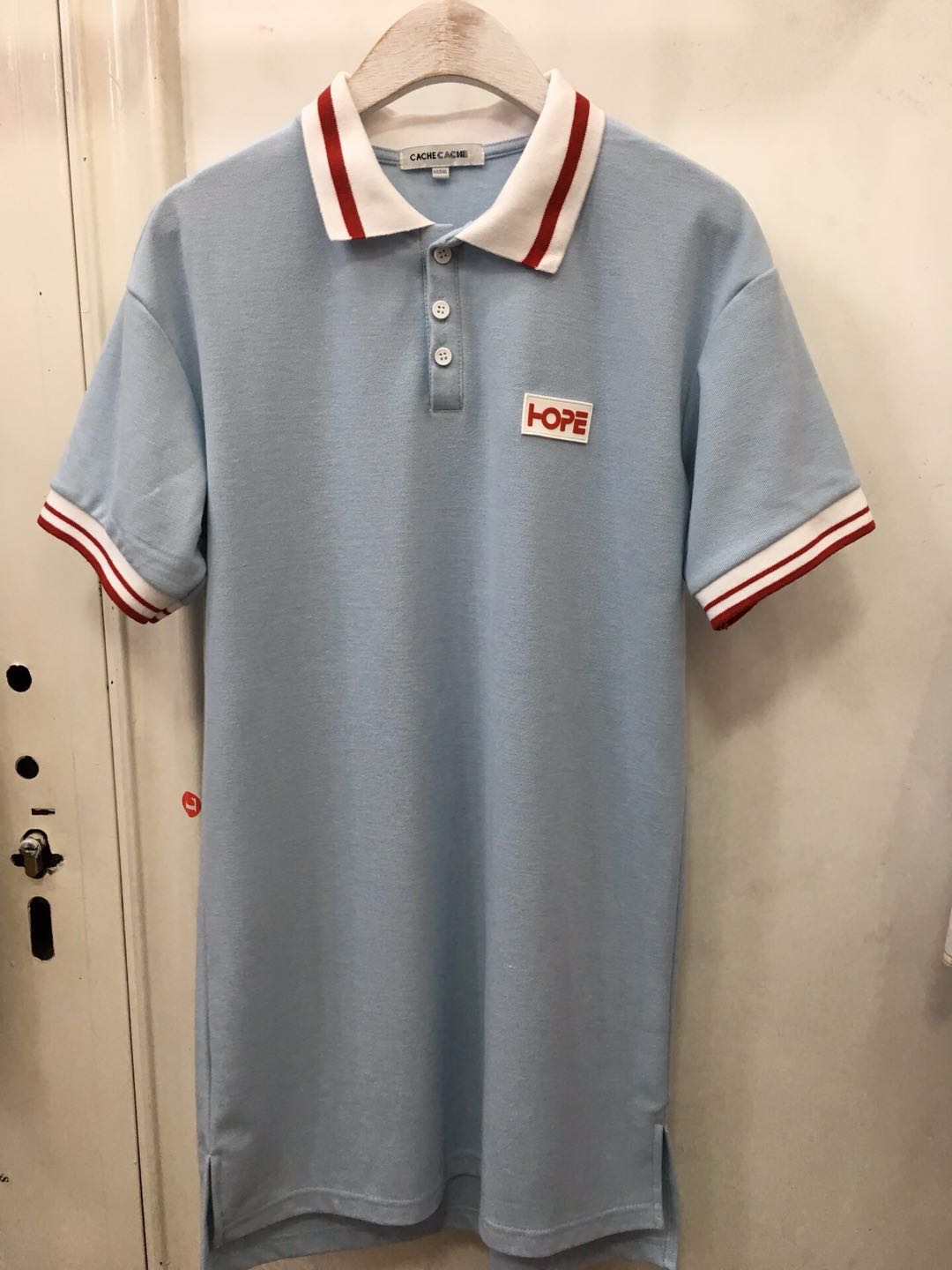 CacheCache 2019 xuân hè mới đại học gió dài áo thun váy polo 9609081494 - Sản phẩm HOT váy bầu