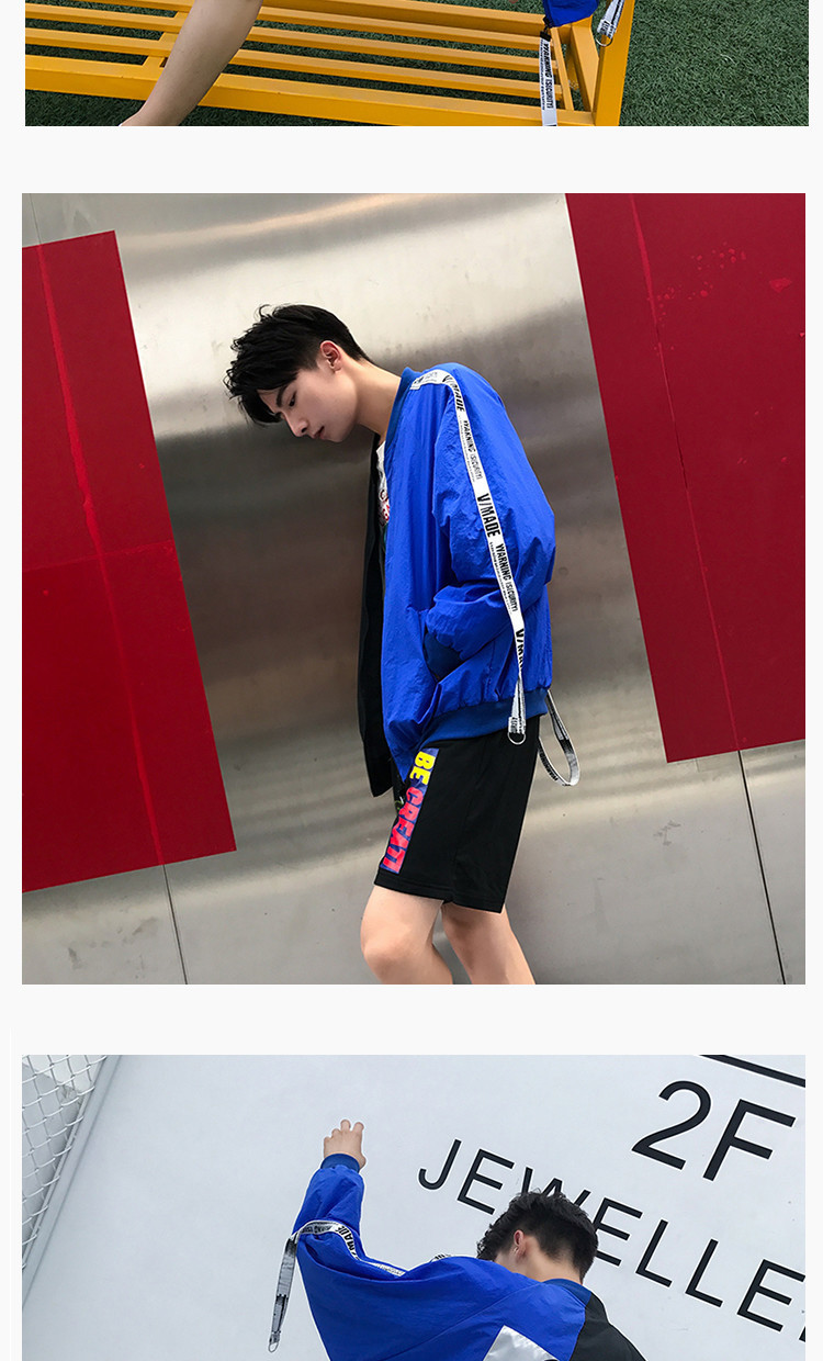 Teen chàng trai áo khoác mùa thu nhỏ tươi Hàn Quốc phiên bản của xu hướng của junior học sinh trung học mùa thu đa năng văn học đẹp trai quần áo