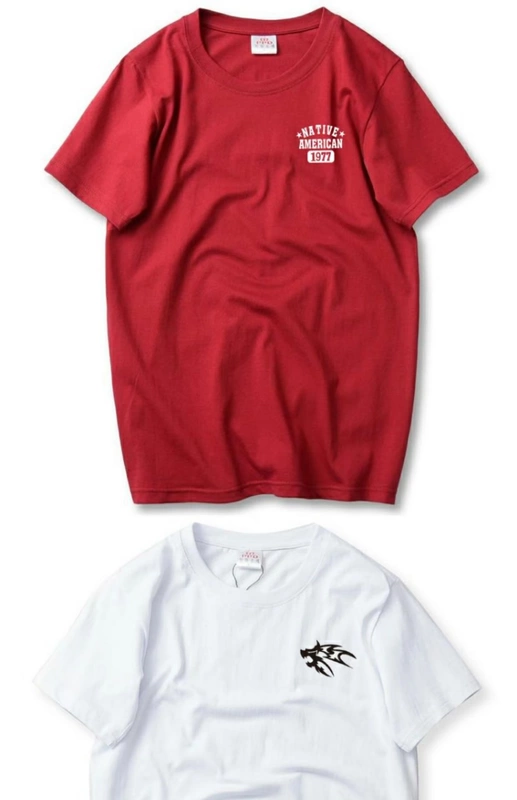 Đặc biệt hàng ngày áo thun nam tay ngắn cộng với phân bón XL cotton nửa tay béo lỏng cổ tròn vest Châu Âu mã áo thun nam áo thun burberry