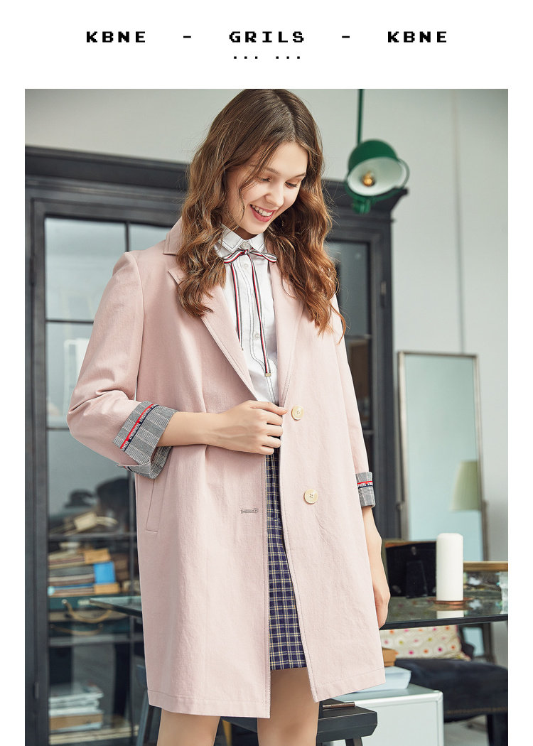 Trench pour femme KBNE     en Coton - Ref 3226654 Image 35