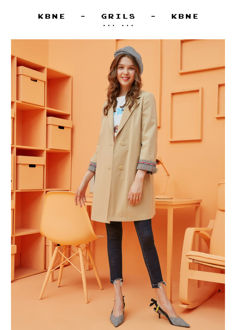 Trench pour femme KBNE     en Coton - Ref 3226654 Image 25