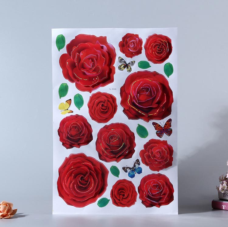 3d three-dimensional interior decoration wall stickers ins rental renovation wall creative bedroom dormitory self-paste painting decals