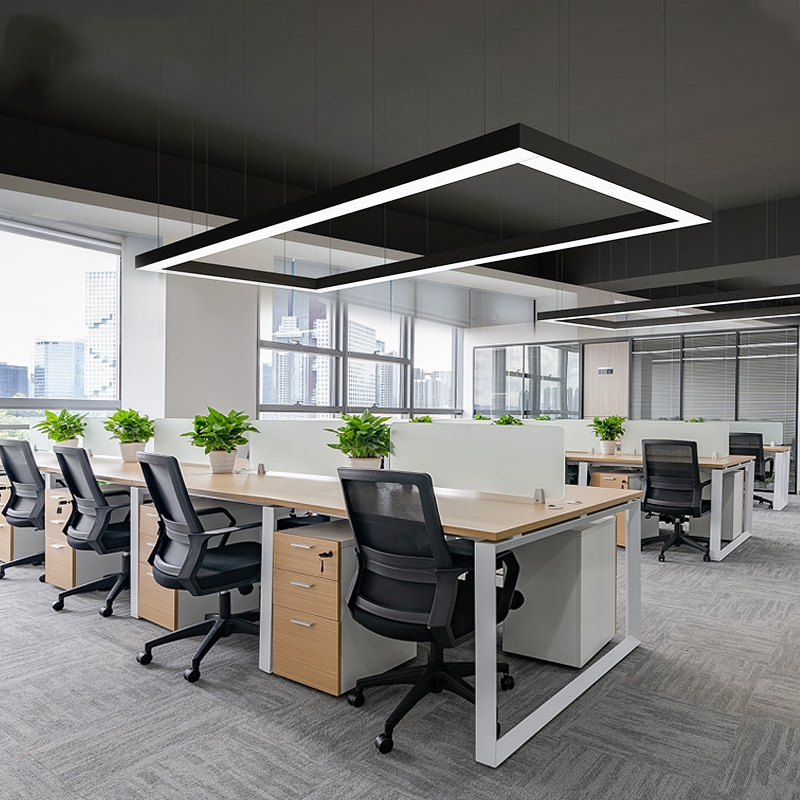 Led Office Rectangular Chandelier Strip Light Shopping Mall Supermarket Gym Super Bright Conference Room Special Line Light Led Office Rectangular Chandelier Strip Light Shopping Mall Supermarket Gym Super Bright Conference Room Special Line Light