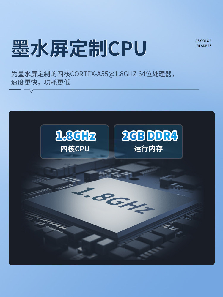 Chinese Obook A8 Color E-Ink Screen Reader 6inch Portable Android Open System E-Paper Book Reader for Reading Comics, Novels, and E-Books