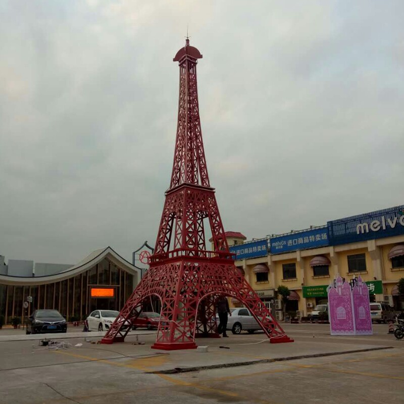 France's Eiffel Tower model Photography Wedding decoration The Eiffel Tower Sales Plaza Mercy Spot