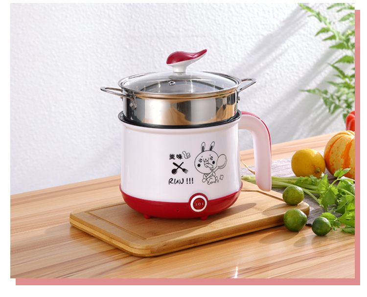 ca nau mi Máy hấp trứng đa chức năng máy trứng nhỏ omelette điện omelette nồi cắm không dính một nồi - Nồi trứng nồi bear 1.6 l