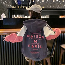 Girls Spring and Autumn coat 2023 new gas big childrens sports clothes children blown street tide 12