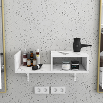 Barber shop wall hanging tool table hanging wall cabinet hair salon special storage locker hair salon hair cutting perm dyeing mirror cabinet