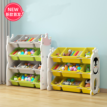 Childrens toy storage shelves Home Indoor Baby bookshelves Toys shelves Multi-layers Kindergarten storage cabinets