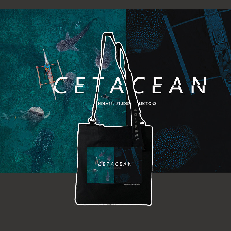 NOLABEL 2021 Ultra - coarse shoulder strap protects ocean theme Diablo - dark series minimalist retro design sloping bag
