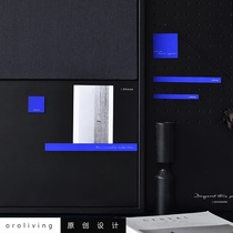 oroliving original Klein blue refrigerator sticker decoration Nordic ins personality creative hole board magnet