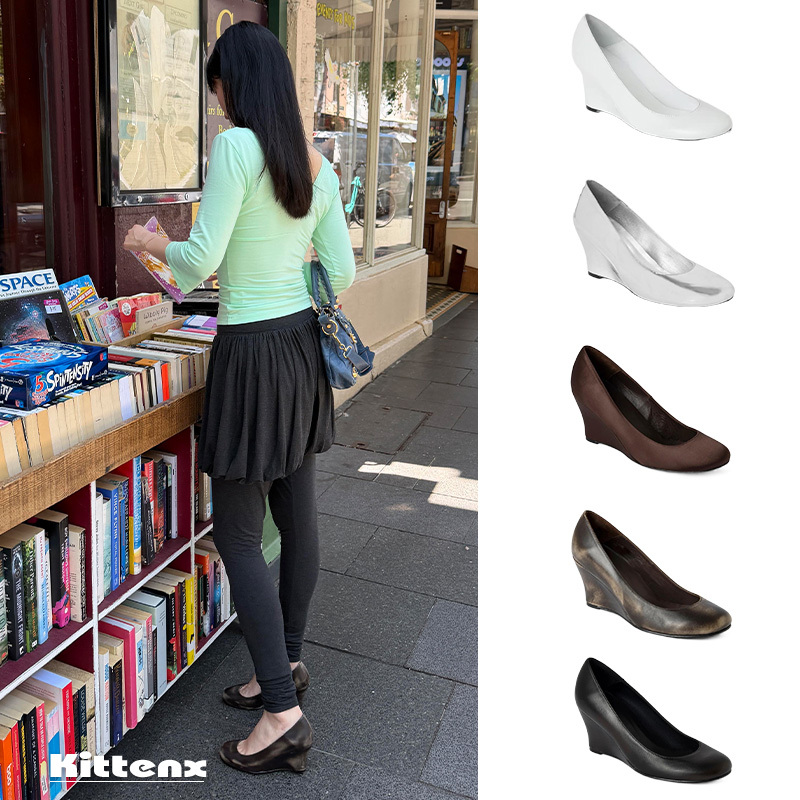 Boutique Store Genuine Discount Spanish Gimaguas Shallow Round-Toe Wedge Shoes Ballet Shoes Single Shoes High Heels