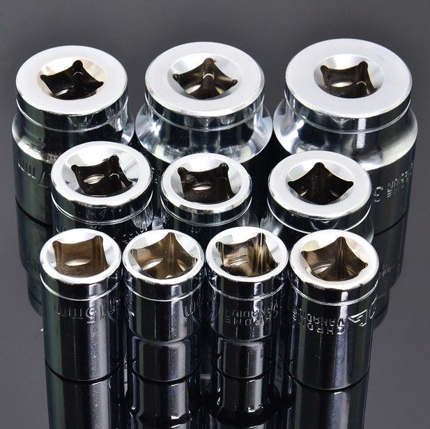 Boutique 1 2CR-V hexagonal sleeve head sub-steam repair sleeve tool 8MM-32MM model complete 12 5 repairs