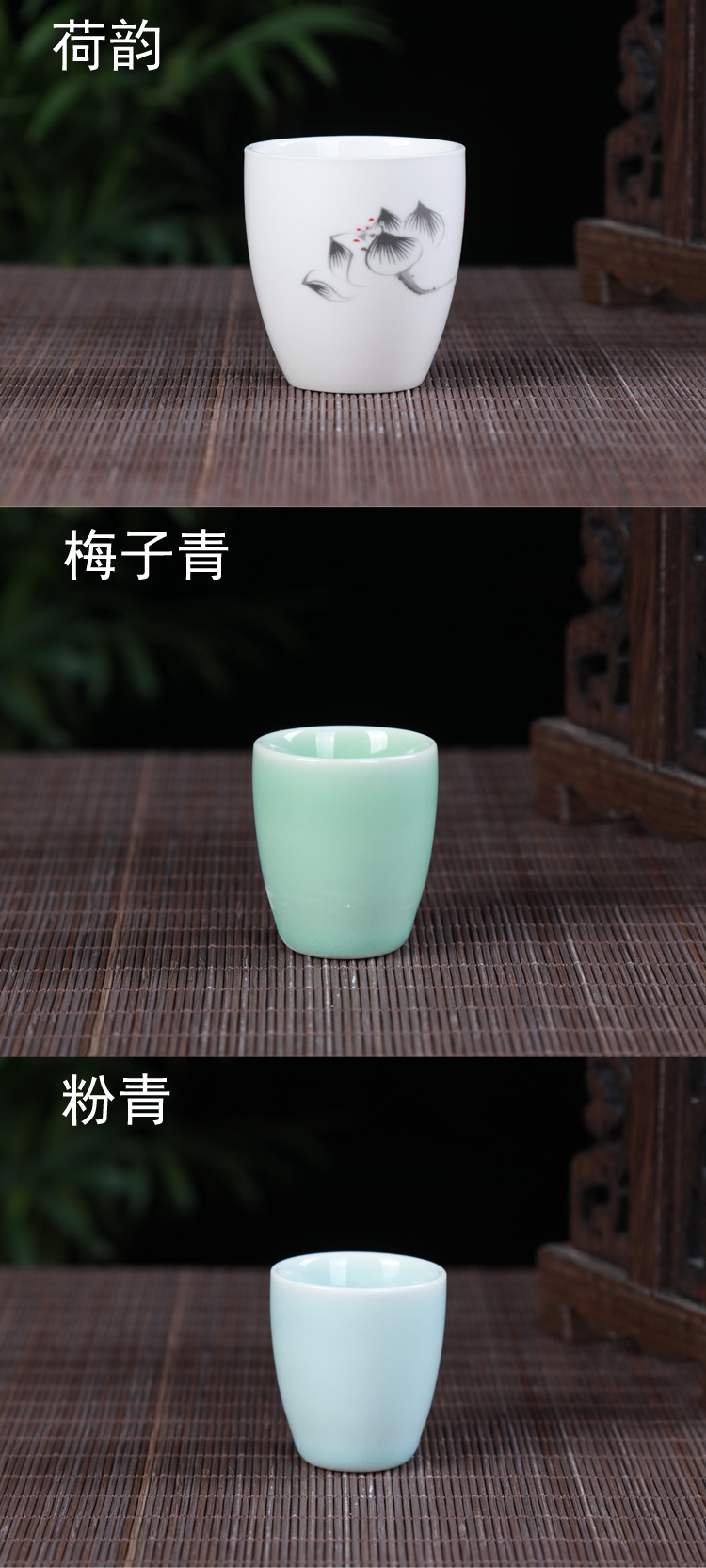 Gốm cho Phật retro thủy tinh nhỏ màu trắng rượu vang vàng hầm rượu hầm rượu hy sinh mini cup của rượu vang gia đình bộ