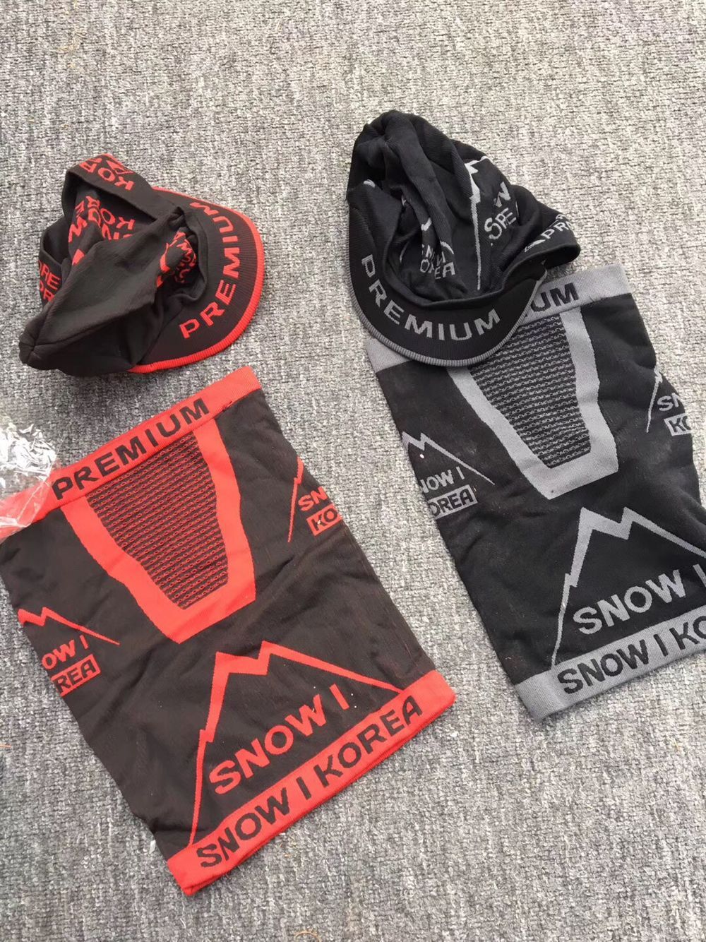 (Buy a scarf to send a hat) South Korean tail single outdoor locomotive riding fishing windproof and warm surrounding neck hat suit