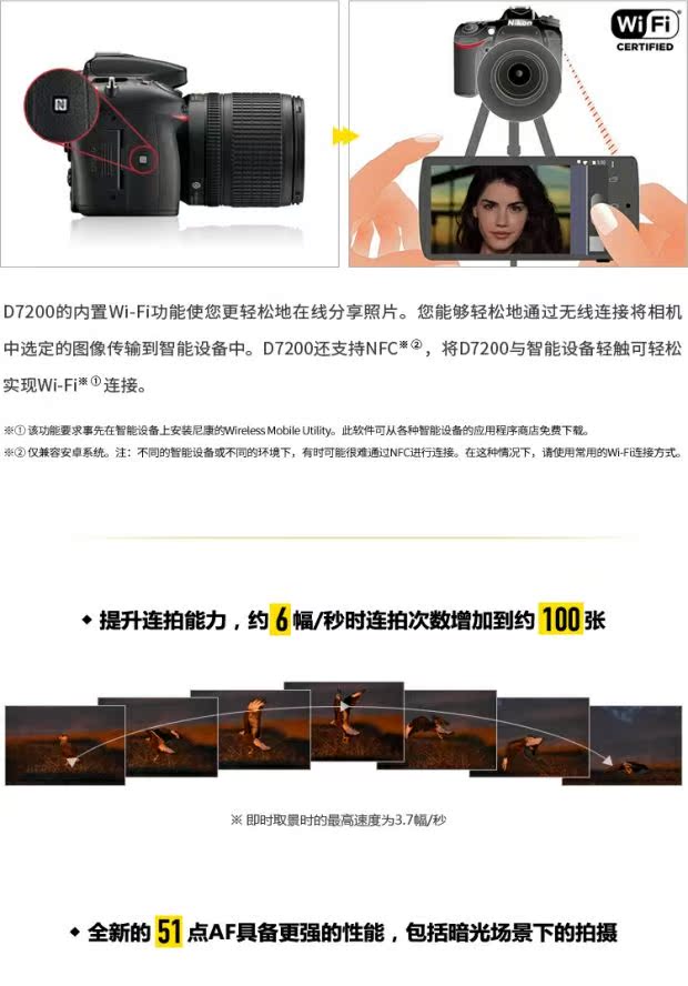 Giá bất ngờ Máy ảnh ống kính Nikon / Nikon D7200 18-140 18-200 UNPROFOR D7100 - SLR kỹ thuật số chuyên nghiệp máy ảnh kỹ thuật số canon