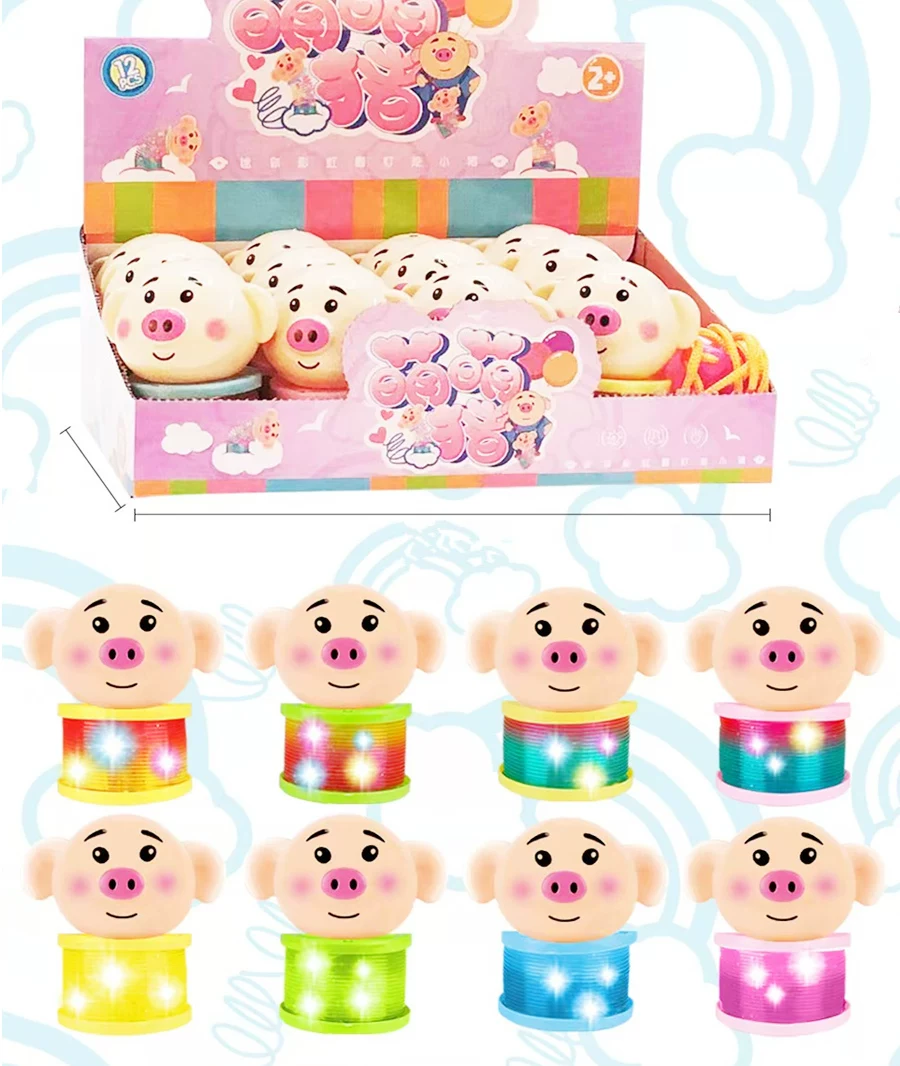 Ручной зонт Слинки, мигающий фонарь, игрушка