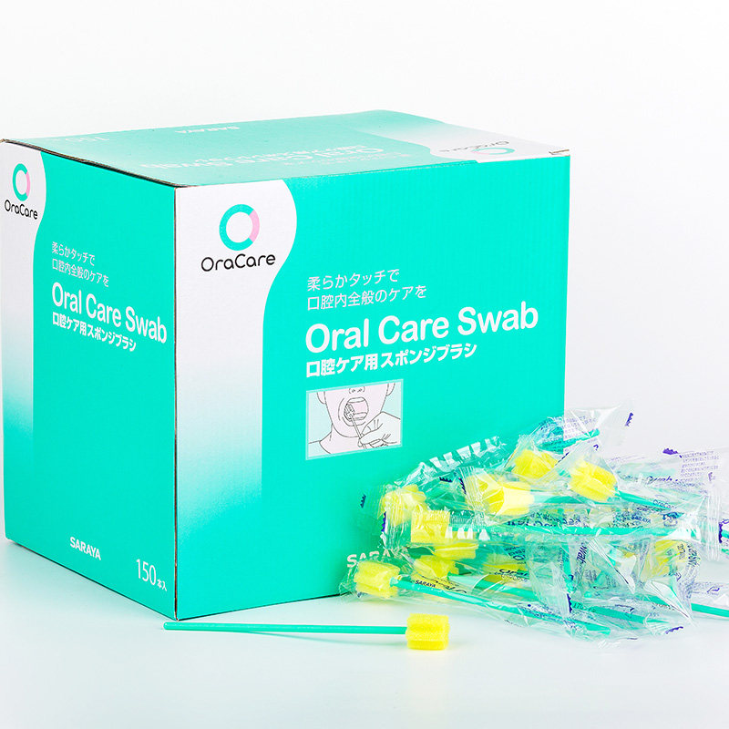 Sharoja SARAYA JAPAN ORIGINAL Imported Oral Care Cotton Stick Brush Oral Cleaning Total 150