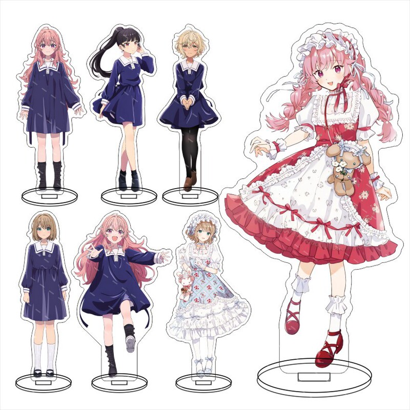 From the Moment We Fell in Love Until the End of Our Lives, Anime Merchandise Acrylic Standee Featuring Ari, Meimei, Flandina, Shiina